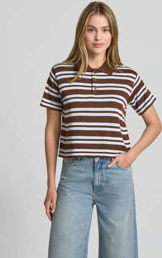 NEO NOIR Regular fit poloshirt met wol model 'Mulann' - Foto 2
