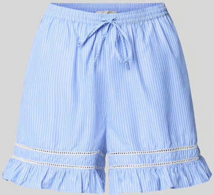 NEO NOIR regular fit short met gaatjes-stitching model 'Amansa'