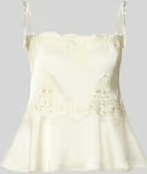 NEO NOIR Regular fit top met kant model 'Kaela'