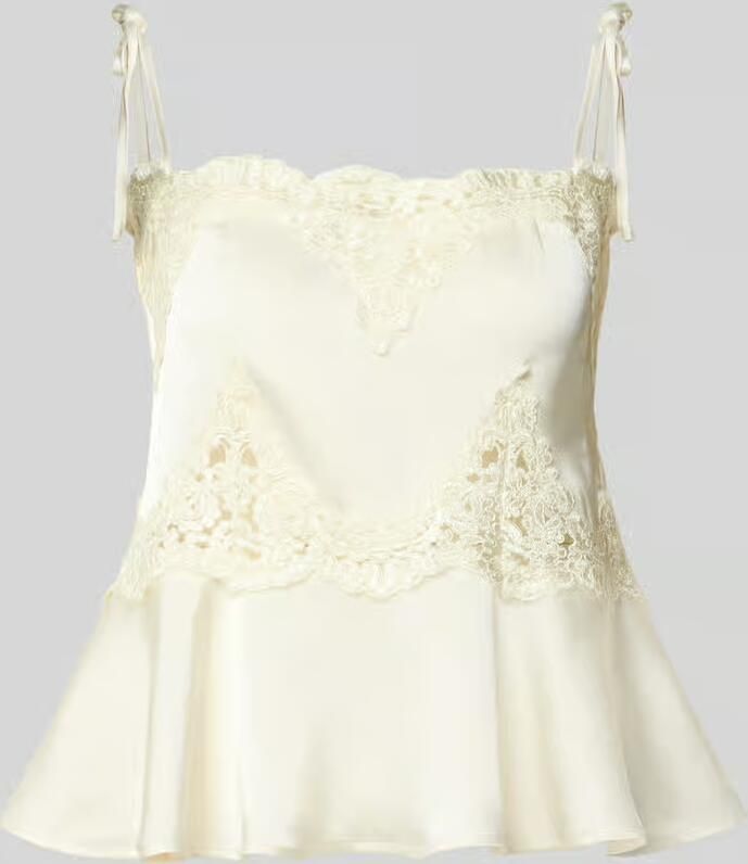 NEO NOIR Regular fit top met kant model 'Kaela'