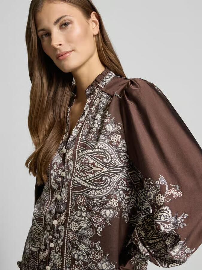 NEO NOIR Relaxed fit blouse met all-over paisleyprint model 'Massima' - Foto 2