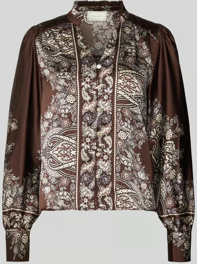 NEO NOIR Relaxed fit blouse met all-over paisleyprint model 'Massima'