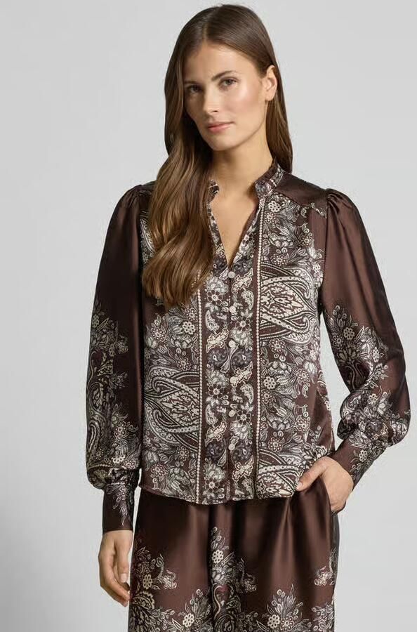 NEO NOIR Relaxed fit blouse met all-over paisleyprint model 'Massima' - Foto 4