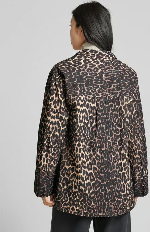 NEO NOIR Relaxed fit blouse met overhemdkraag model 'Dita Leo' - Foto 2