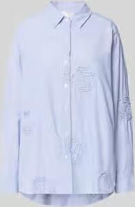 NEO NOIR Relaxed fit blouse met streepmotief Model 'Dalma Dori'
