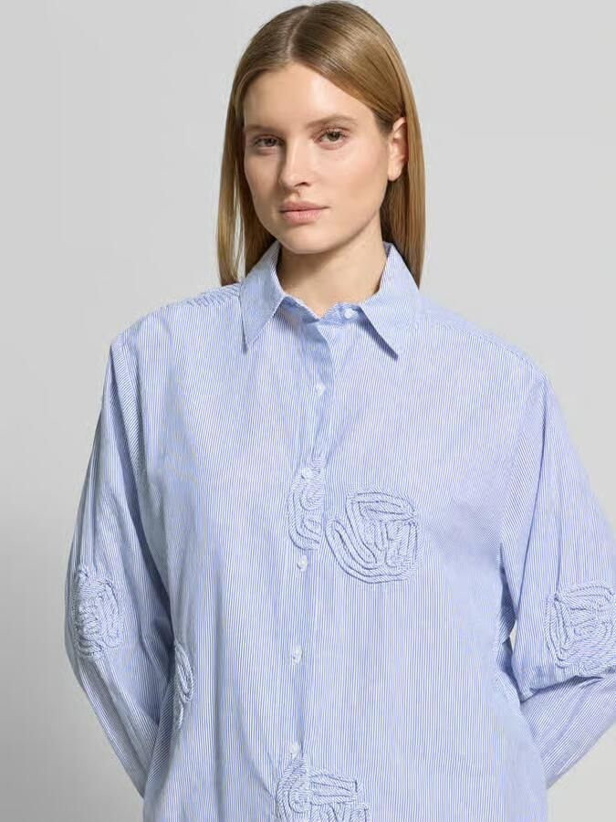 NEO NOIR Relaxed fit blouse met streepmotief Model 'Dalma Dori'