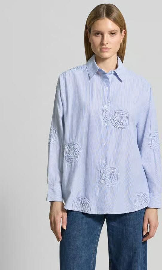 NEO NOIR Relaxed fit blouse met streepmotief Model 'Dalma Dori' - Foto 2