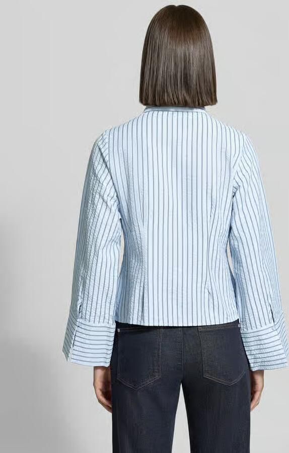 NEO NOIR Dames Blouses Rosa Striped Crepe Shirt Lichtblauw - Foto 5