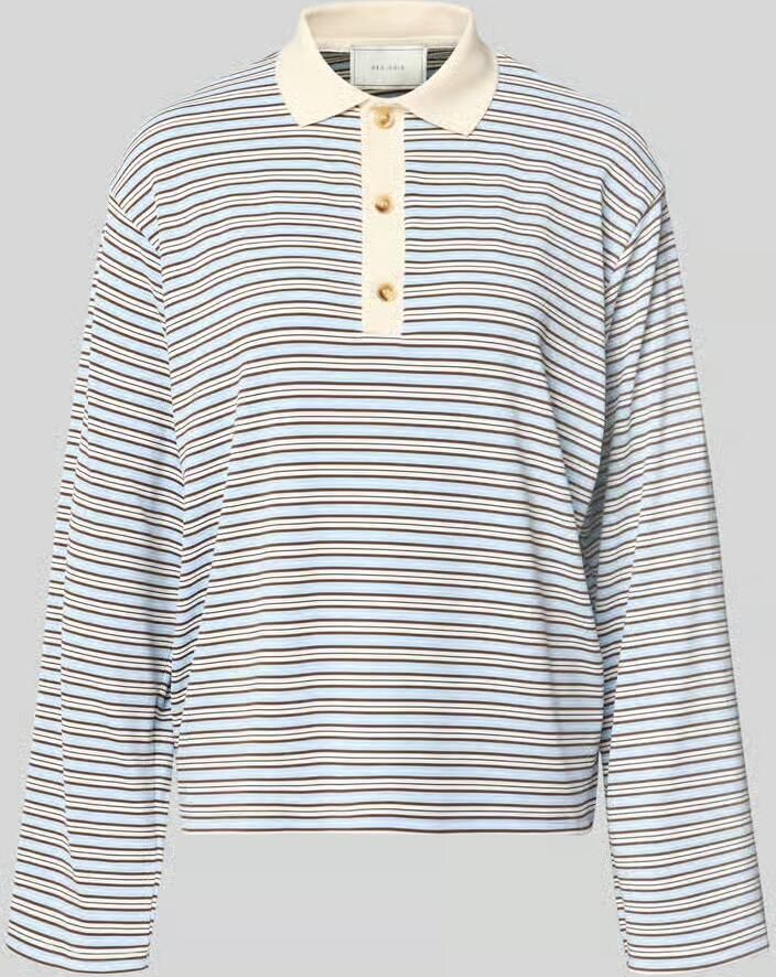 NEO NOIR relaxed fit poloshirt in langärmelige uitvoering - Foto 2