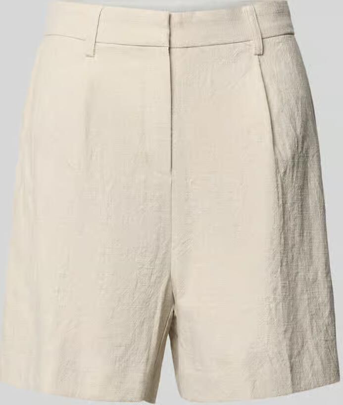 NEO NOIR Short uit ramiemix met biezen model 'Sega' - Foto 2