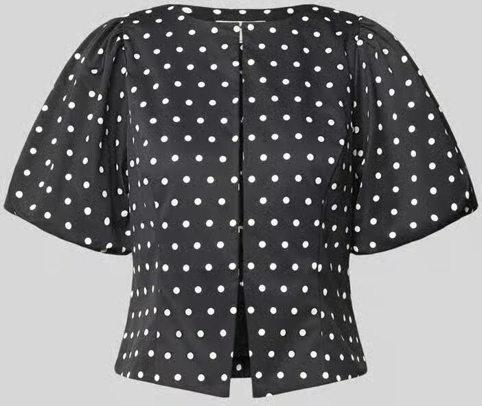 NEO NOIR Slim fit blouse in all-over look model 'ANELA'
