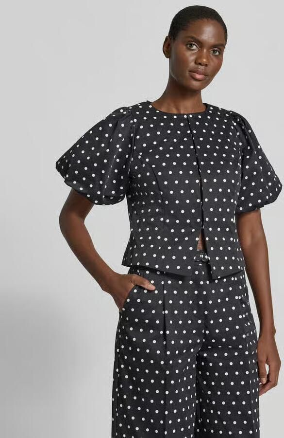 NEO NOIR Slim fit blouse in all-over look model 'ANELA' - Foto 2