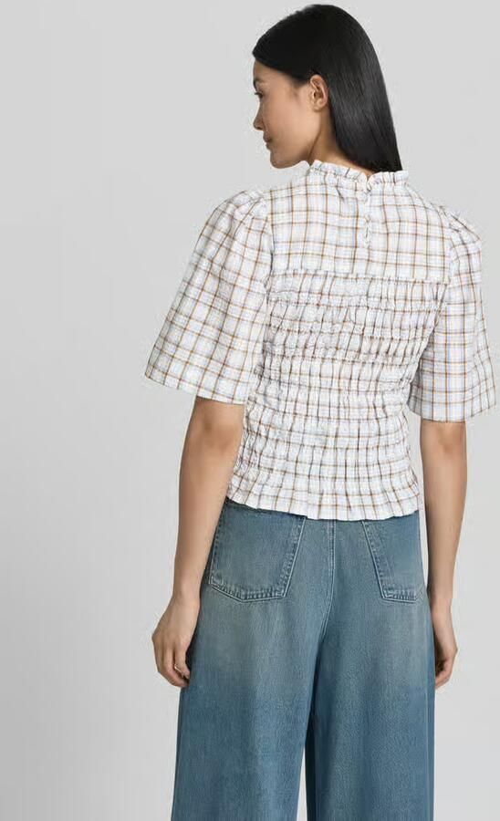 NEO NOIR slim fit blouse in all-over look model 'POSSINI' - Foto 3