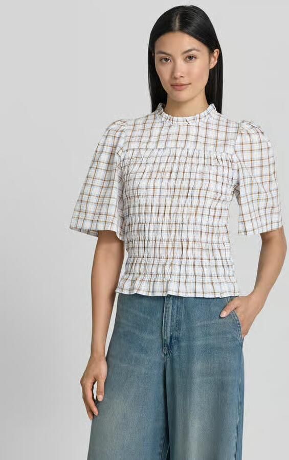 NEO NOIR slim fit blouse in all-over look model 'POSSINI' - Foto 2