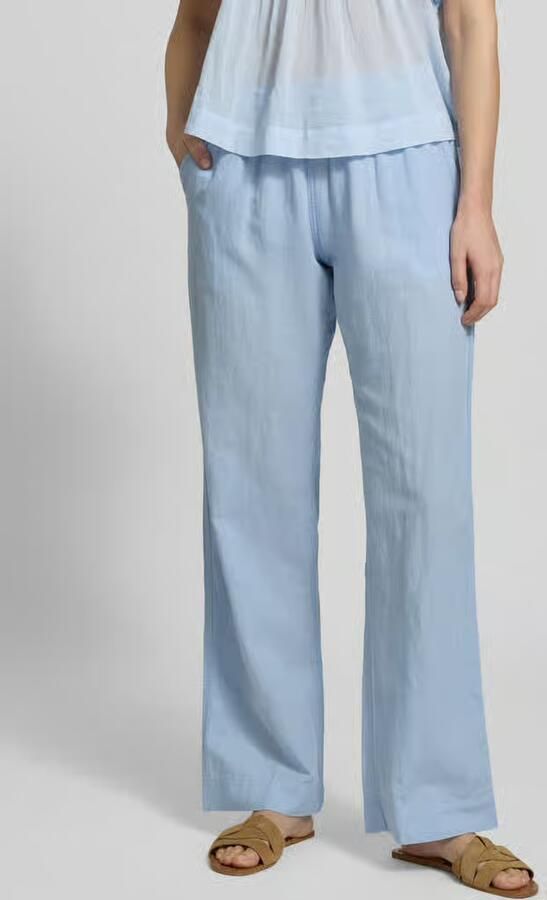 NEO NOIR Stoffen broek met linnen en steekzakken - Foto 2