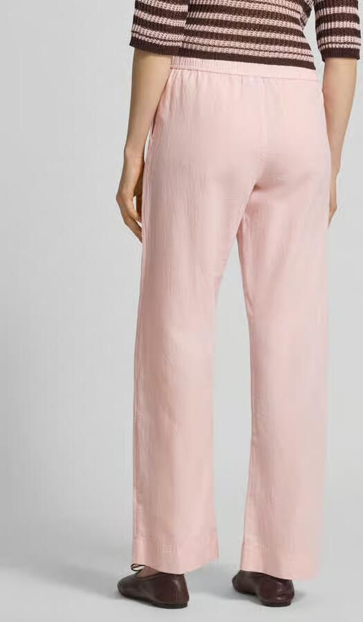 NEO NOIR Stoffen broek met linnen en steekzakken - Foto 3