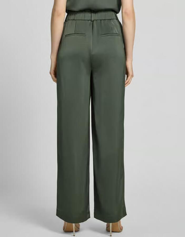 NEO NOIR Dames Broeken Emmett Heavy Sateen Pants Groen - Foto 2