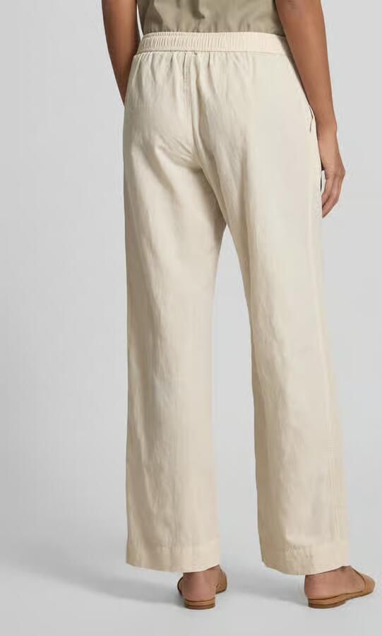 NEO NOIR Straight fit linnen broek met steekzakken model 'Sonar'