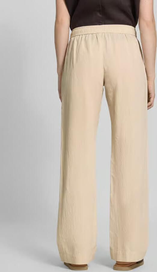 NEO NOIR Straight fit linnen broek met steekzakken model 'Sonar'