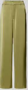 NEO NOIR Straight fit stoffen broek van satijn model 'Emmett'