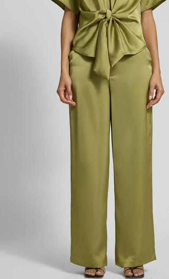 NEO NOIR Straight fit stoffen broek van satijn model 'Emmett' - Foto 3