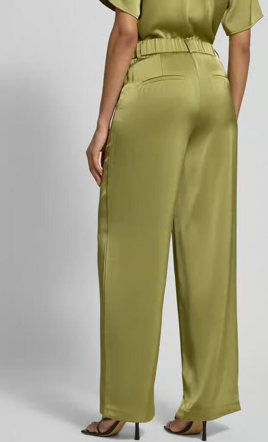 NEO NOIR Straight fit stoffen broek van satijn model 'Emmett' - Foto 2