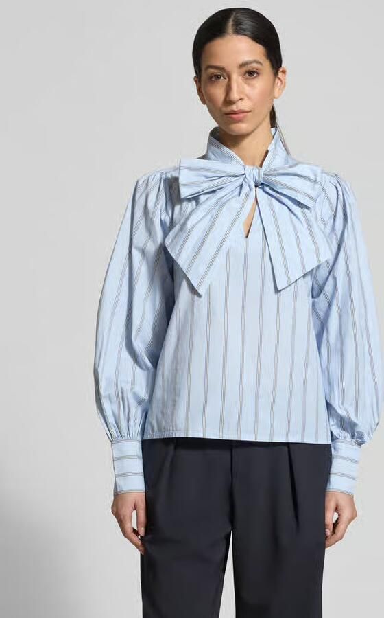 NEO NOIR Strikblouse met Streepmotief Model 'Jaz' - Foto 4