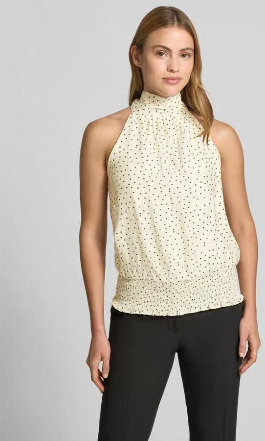 NEO NOIR Topblouse van viscosemix met halter model 'JOS' - Foto 3