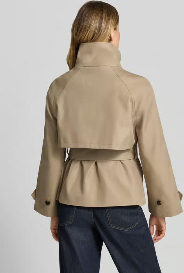 NEO NOIR trench jack met strikceintuur model 'Munet' - Foto 2