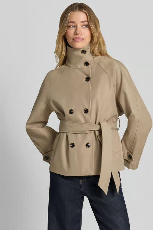 NEO NOIR trench jack met strikceintuur model 'Munet' - Foto 3