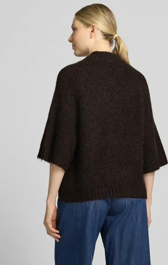 NEO NOIR Dames Truien & Vesten Benuta Fluffy Knit Cardigan Bruin - Foto 6