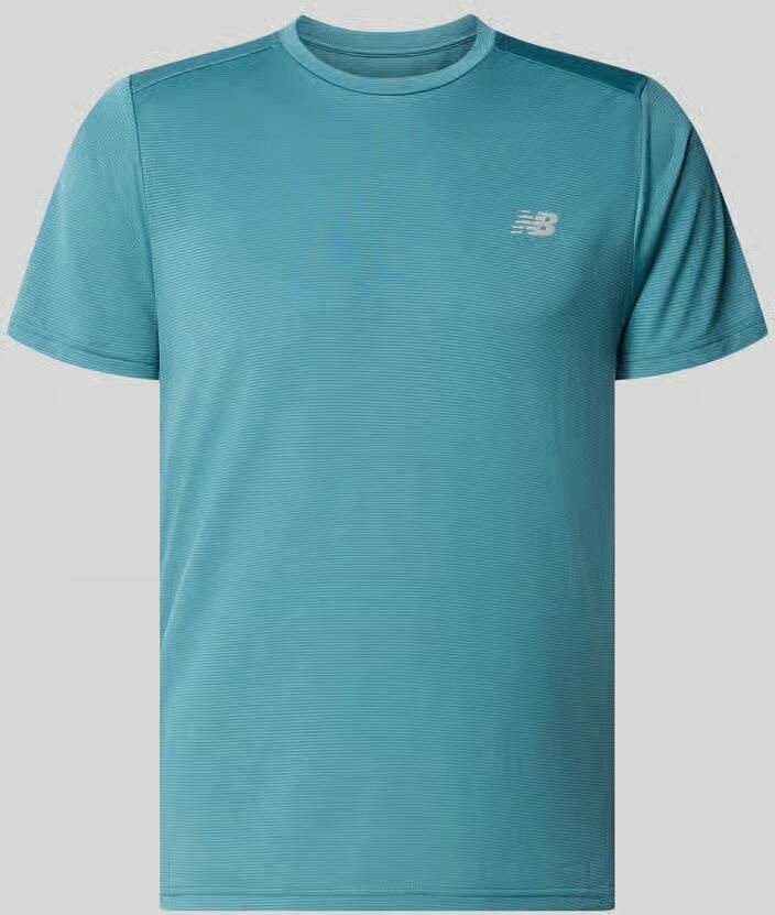 New Balance Functieshirt met ronde hals en logo - Foto 2
