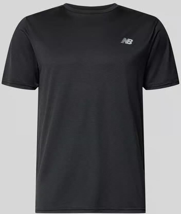 New Balance Functieshirt met ronde hals en logo