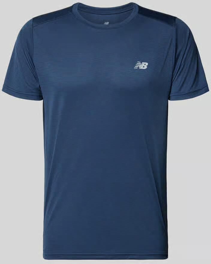 New Balance Functieshirt met ronde hals en logo