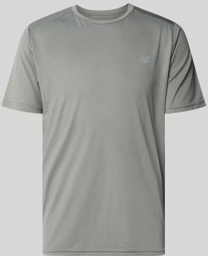New Balance Functieshirt met ronde hals en logo