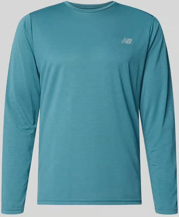 New Balance Functieshirt met ronde hals en logo