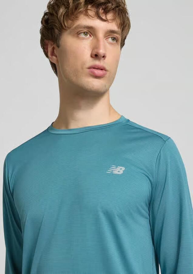 New Balance Functieshirt met ronde hals en logo - Foto 2