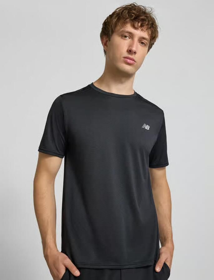 New Balance Functieshirt met ronde hals en logo - Foto 2