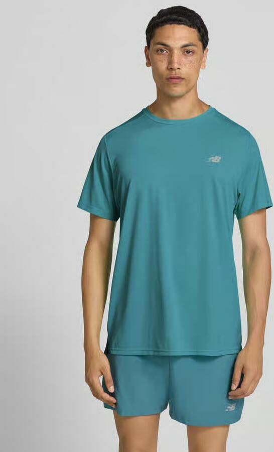 New Balance Functieshirt met ronde hals en logo - Foto 2