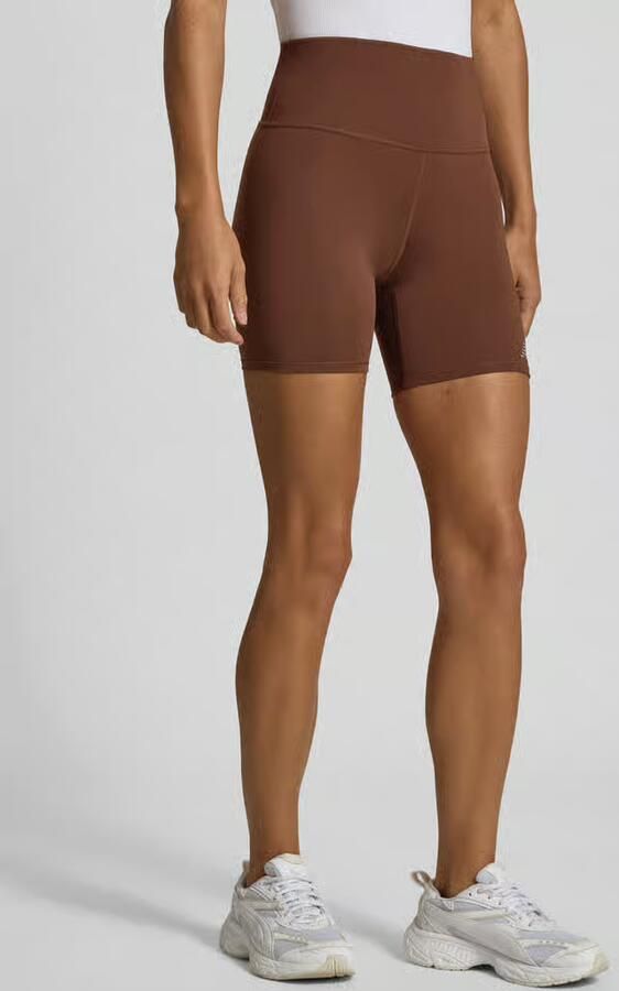 New Balance High rise fietsbroek met logoprint model 'HARMONY' - Foto 3