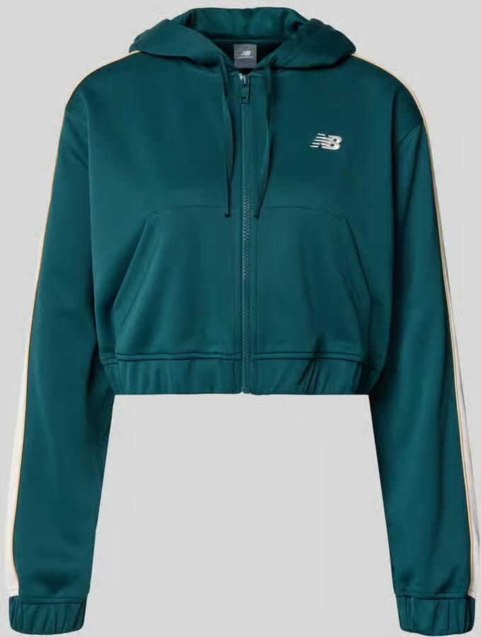 New Balance Kort sweatjack met labelstitching - Foto 2