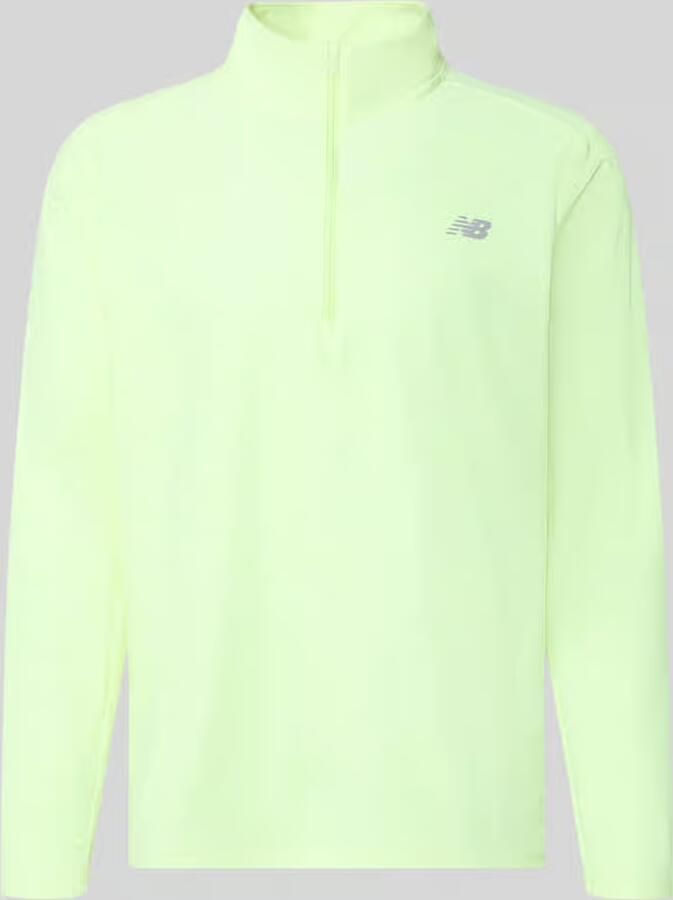 New Balance regular fit sweatshirt met schipperskraag