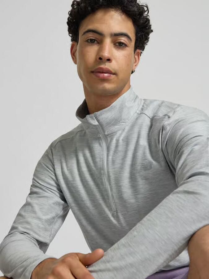 New Balance regular fit sweatshirt met schipperskraag