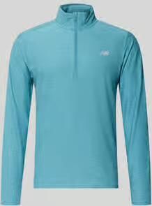 New Balance regular fit sweatshirt met schipperskraag
