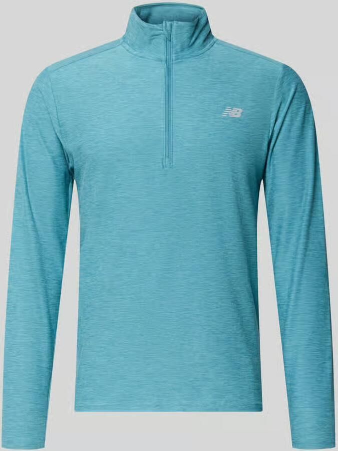 New Balance regular fit sweatshirt met schipperskraag - Foto 2