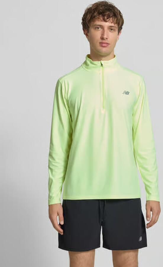 New Balance regular fit sweatshirt met schipperskraag - Foto 2