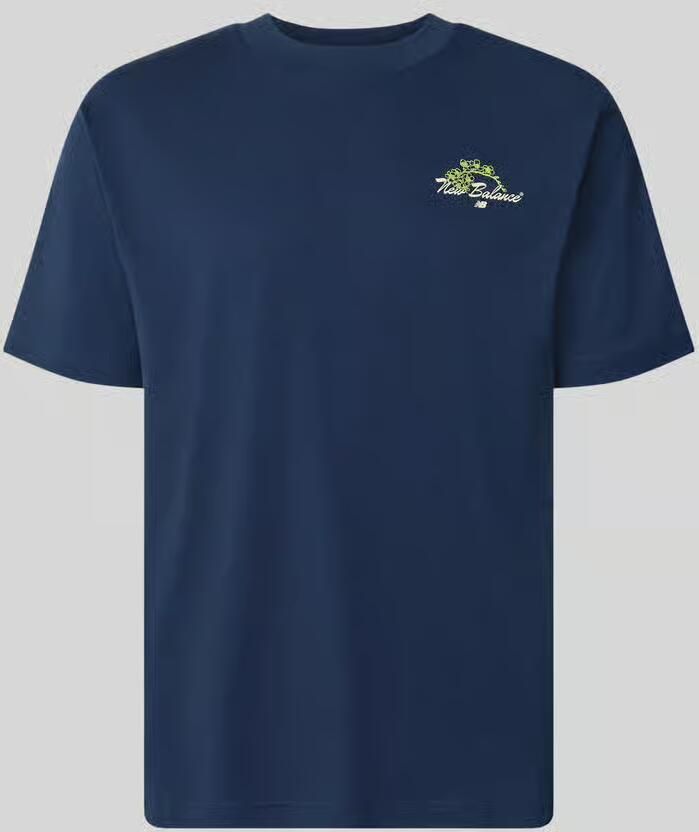 New Balance Regular fit t-shirt van puur katoen met labeldetail