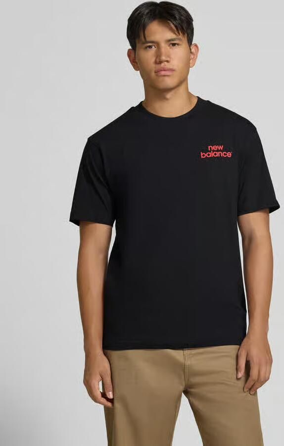 New Balance Regular fit t-shirt van puur katoen model 'INTELLIGENT' - Foto 2