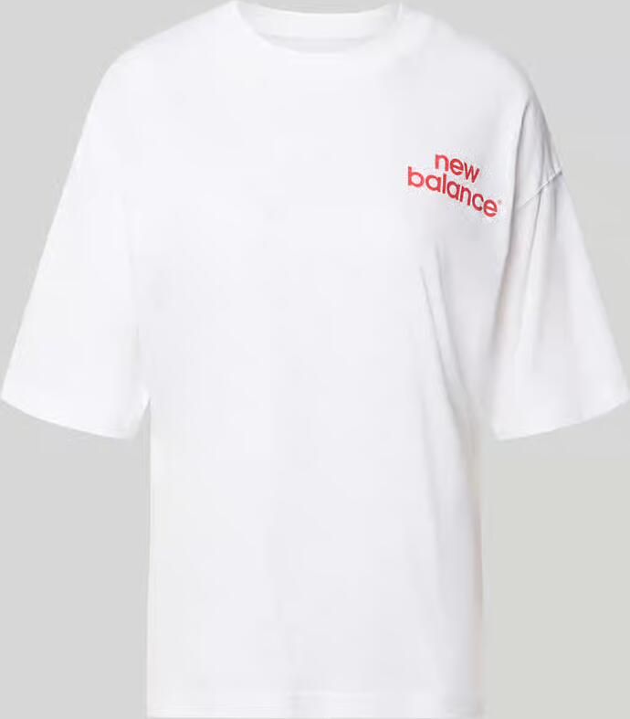 New Balance relaxed fit t-shirt met labelprint model 'INTELLIGENT'
