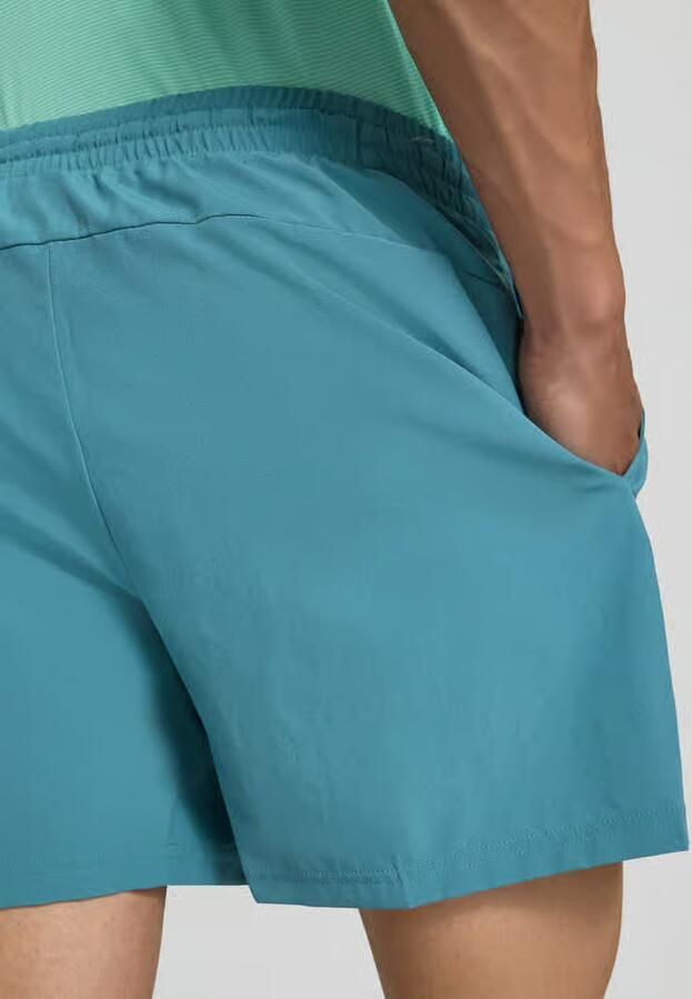 New Balance Short met elastische band en logo